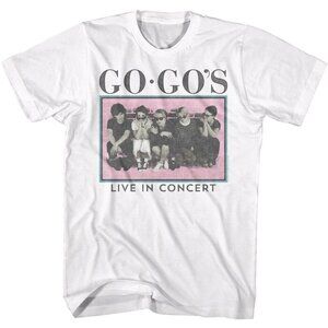 The Go-Gos Live In Concert New Wave Rock Band Graphic T-Shirt Fan Gift Tee 05